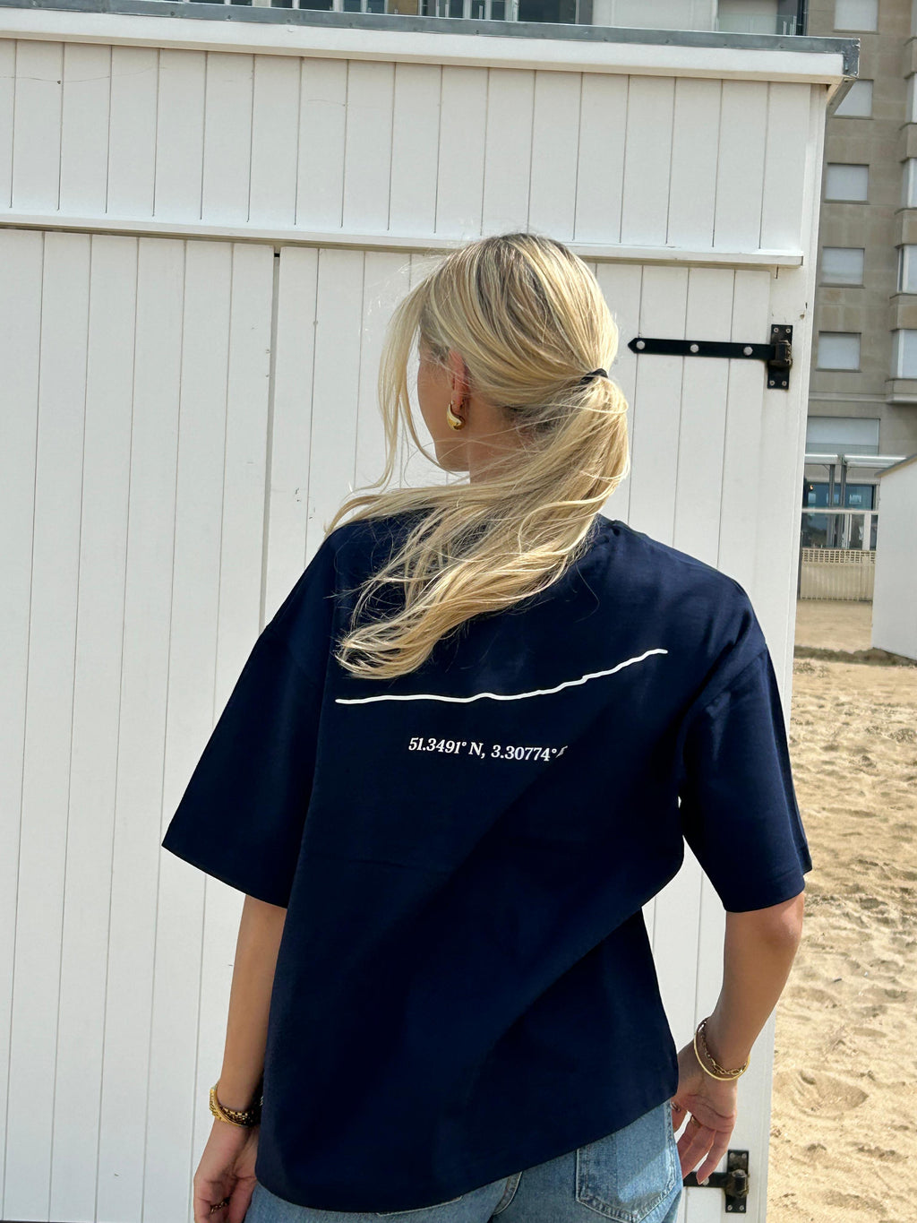 Coastline tee - Navy