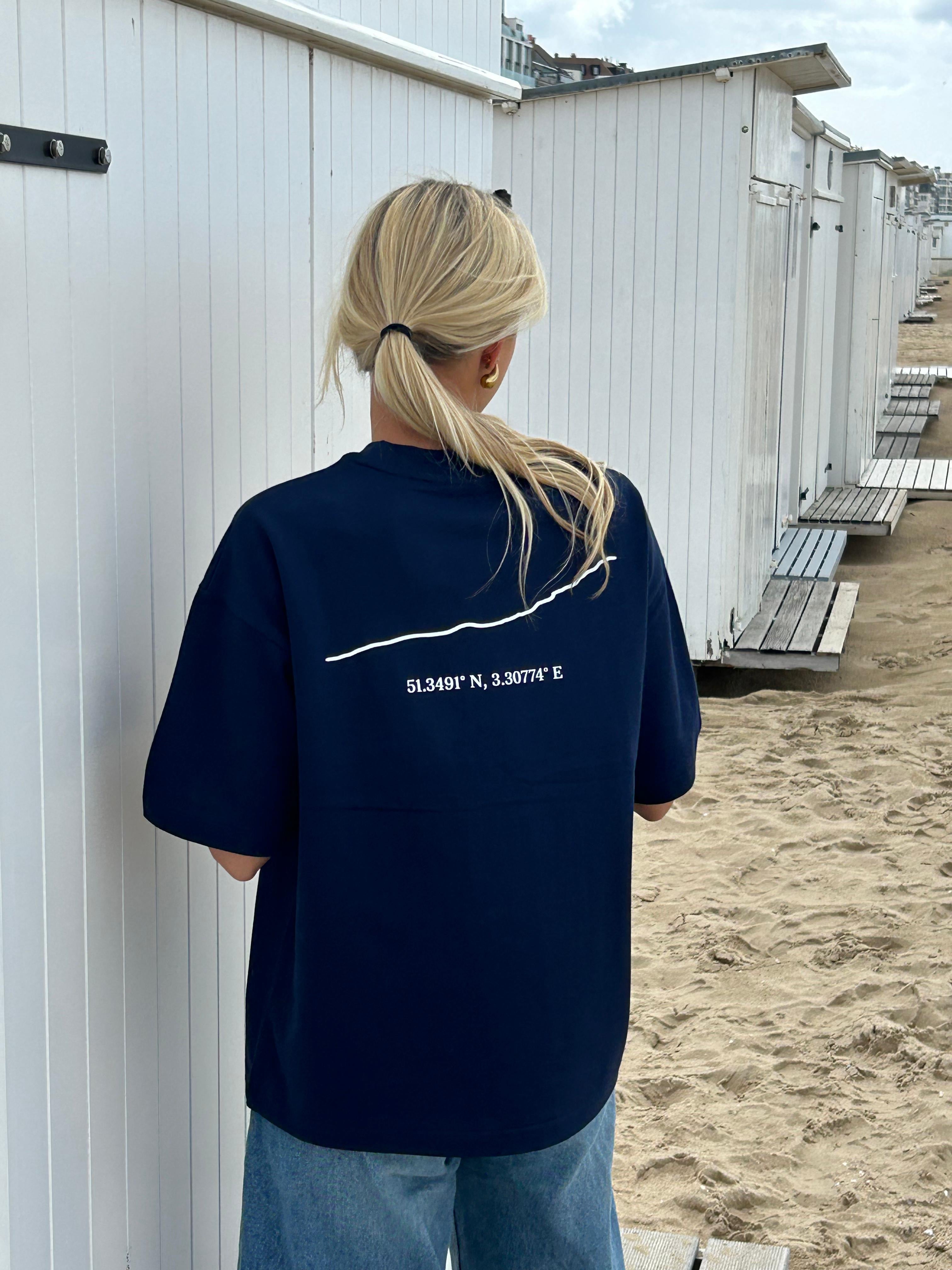 Coastline tee - Navy