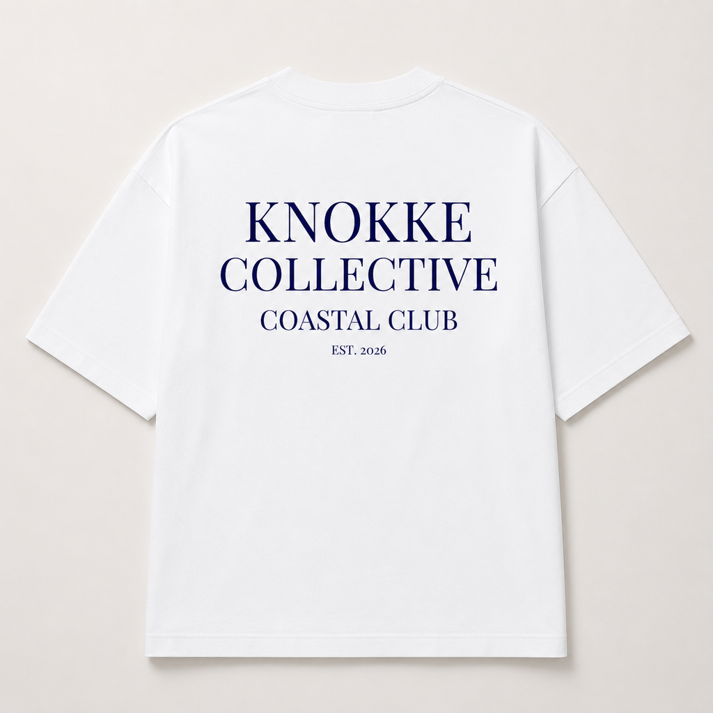 Coastal Club tee - White