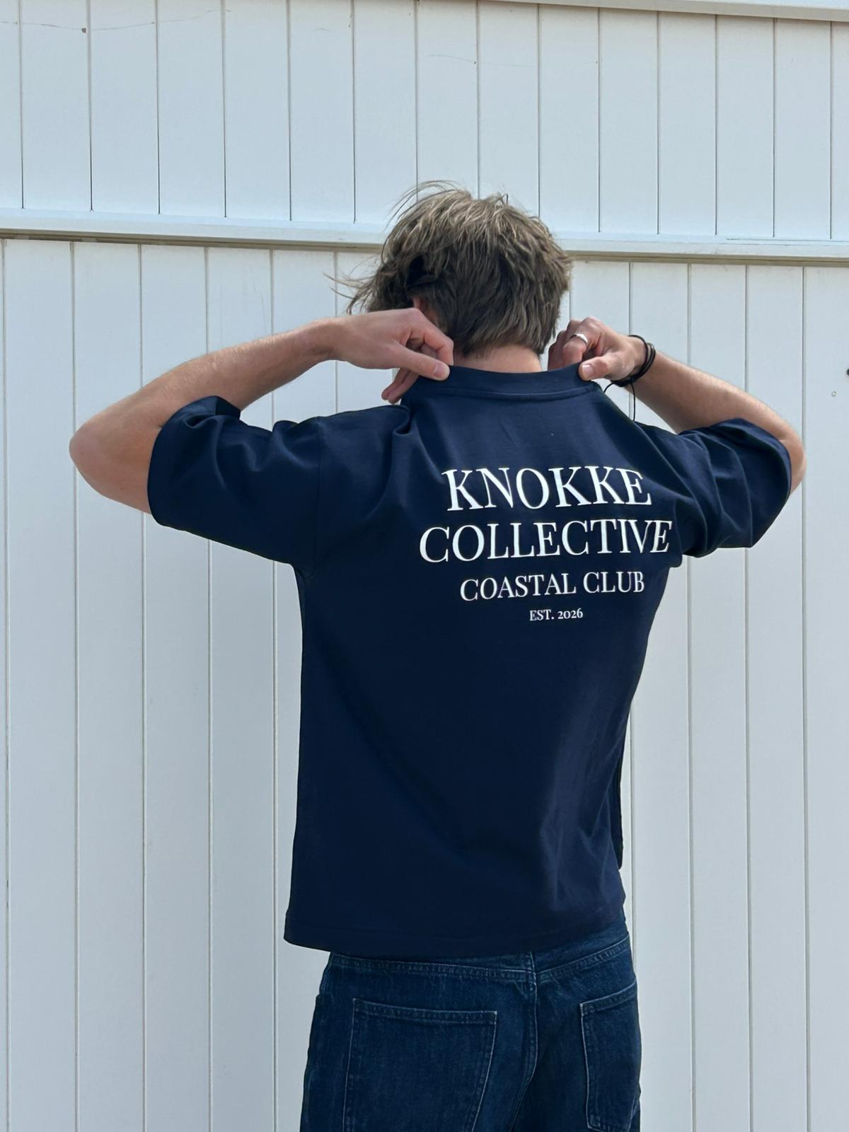 Coastal Club tee - Navy