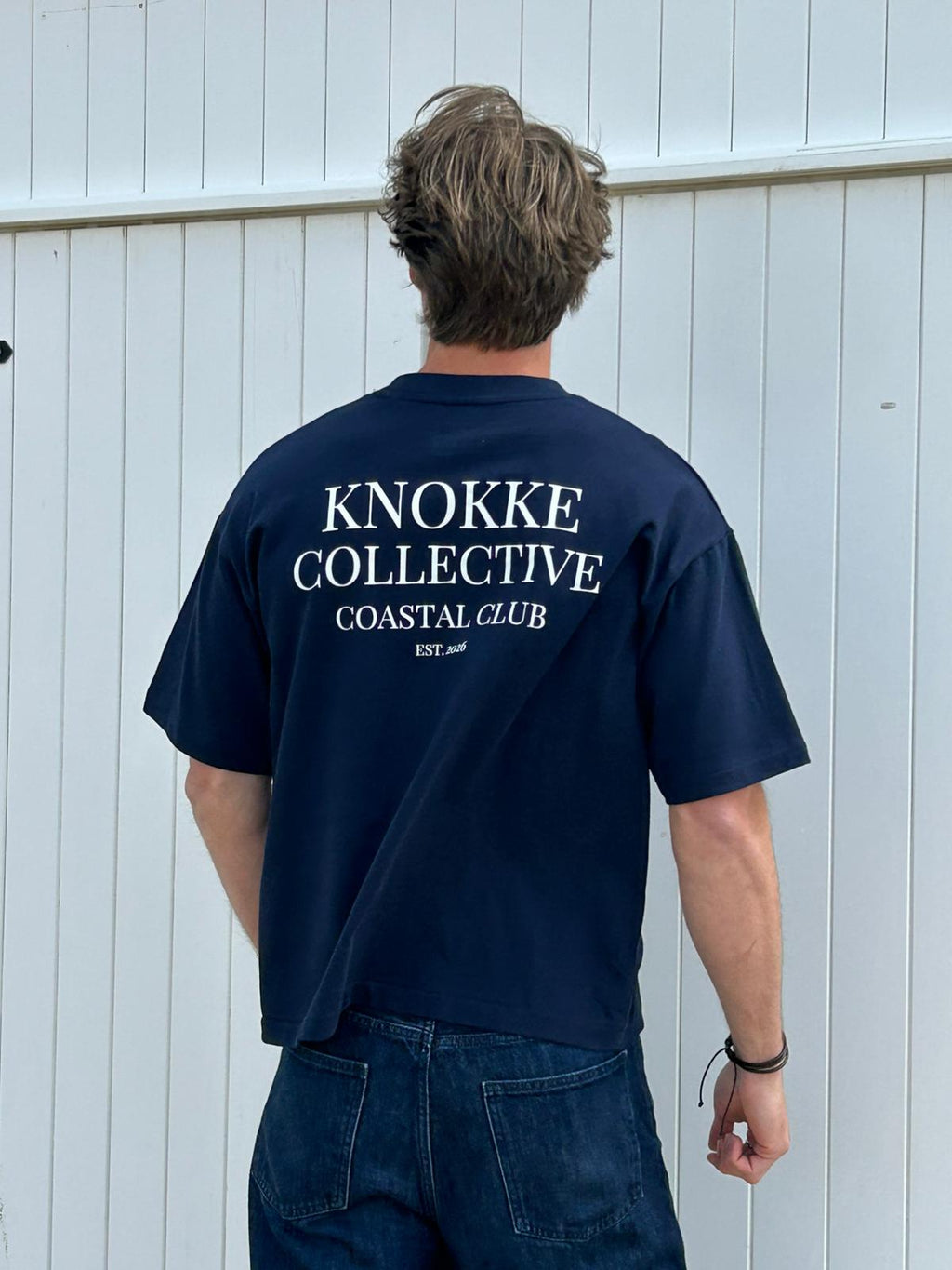 Coastal Club tee - Navy